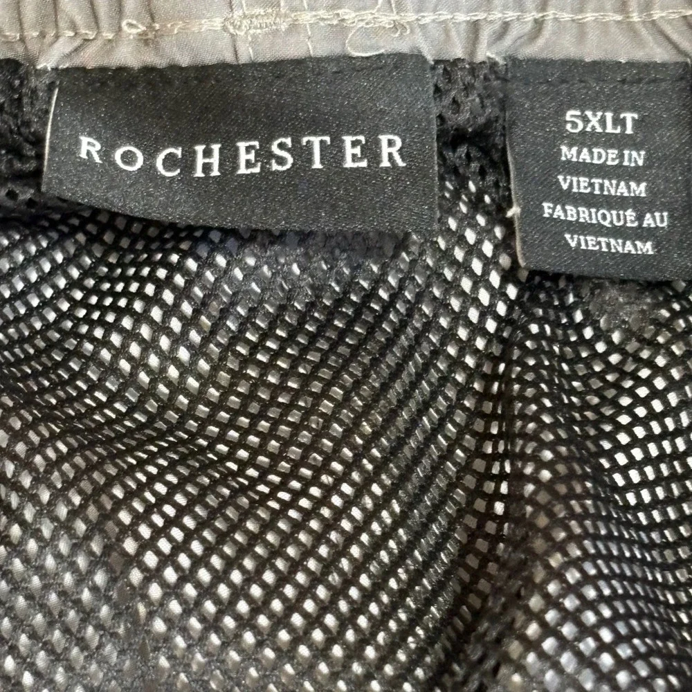 Rochester Swim Trunks Mens 5XLT GreyUV Tropical‎ Quick Dry Board Shorts NWT uv
